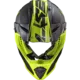 Motorcycle Helmet LS2 MX437 Fast Evo Roar - Matt Black H-V Yellow