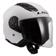 Motorcycle Helmet LS2 OF616 Airflow II Solid Glossy White