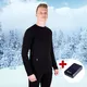 Men’s Heated T-Shirt W-TEC Insulong w/ 10,000 mAh Power Bank - Black