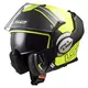 Flip-Up Motorcycle Helmet LS2 FF399 Valiant Lumen / H-V Yellow - Prox Matt H-V Yellow Black