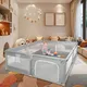 Playpen inSPORTline Mikusino 180 x 200 x 60 cm