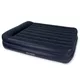 Inflatable bed with pump