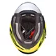 Motorcycle Helmet Cassida Jet Tech Corso - Black Matt/Fluo Yellow