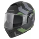 Flip-Up Motorcycle Helmet Cassida MultiFlip Korp P/J - černá matná/tmavě šedá/šedá - černá matná/zelená/šedá