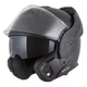 Flip-Up Motorcycle Helmet Cassida MultiFlip Solid BlackOut P/J - černá matná/černá