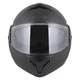 Flip-Up Motorcycle Helmet Cassida MultiFlip Solid BlackOut P/J - černá matná/černá