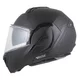 Flip-Up Motorcycle Helmet Cassida MultiFlip Solid BlackOut P/J - černá matná/černá