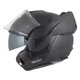 Flip-Up Motorcycle Helmet Cassida MultiFlip Solid BlackOut P/J - černá matná/černá