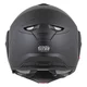 Flip-Up Motorcycle Helmet Cassida MultiFlip Solid BlackOut P/J - černá matná/černá