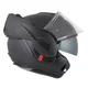 Flip-Up Motorcycle Helmet Cassida MultiFlip Solid BlackOut P/J - černá matná/černá
