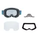 Motocross Goggles Red Bull Spect Strive Panovision, Matte Light Gray, Smoke Lens