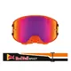 Motocross Goggles Red Bull Spect Strive, Matte Orange, Purple Mirrored Lens