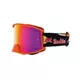 Motocross Goggles Red Bull Spect Strive, Matte Orange, Purple Mirrored Lens
