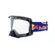 Motocross Goggles Red Bull Spect Strive, Matte Dark Blue, Clear Lens