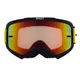 Motocross Goggles Red Bull Spect Evan, Matte Black, Red Mirrored Lens