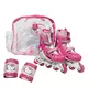 Hello Kitty Girls Set skates + knee and elbow pads