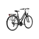 Women’s Trekking Bike Kross Trans 1.0 28” SR Gen 007 - černá / šedá / stříbrná / lesk