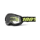 Motocross Goggles 100% Strata 2 New - War camo, čiré plexi - Solar černé, čiré plexi