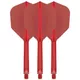 Dart Flights Target K-Flex No.6 Medium – 3-Pack - Blue - Red