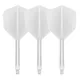Dart Flights Target K-Flex No.6 Medium – 3-Pack - Blue - White