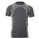 Men's functional T-shirt Brubeck DRY short-sleeve - Grey