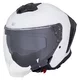Motorcycle Helmet W-TEC Voltik - White Glossy - White Glossy