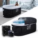 Portable Cold Plunge Tub w/ Steam System & Temperature Controller inSPORTline FrostPeace