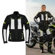 Women’s Motorcycle Jacket W-TEC Warao Lady - Black-Fluo - Black-Fluo