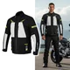 Motorcycle Jacket W-TEC Warao - Black-Fluo - Black-Fluo