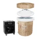 Portable Cold Plunge Tub inSPORTline FrostZen Pro II WDL – 375 L w/ Temperature Control System