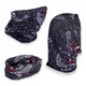 Multifunctional Neck Warmer W-TEC Black Heart Scarfest - Wings Skull
