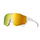 Children’s Sunglasses Altalist Kizuna Kids - černá se stříbrnými skly - bílá s oranžovými skly