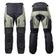 Motorcycle Pants W-TEC Karmal - černo-olivově zelená