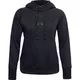 Women’s Hoodie Under Armour Rival Fleece Metallic - Black