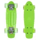 Mini Penny Board WORKER Pico 17" with Light Up Wheels - Green Board, Green Wheels - Green Board, Green Wheels